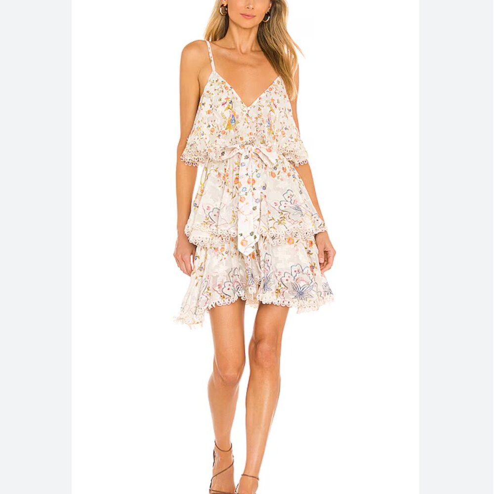 NWT -HEMANT AND NANDITA  Hoor Layered Mini Dress